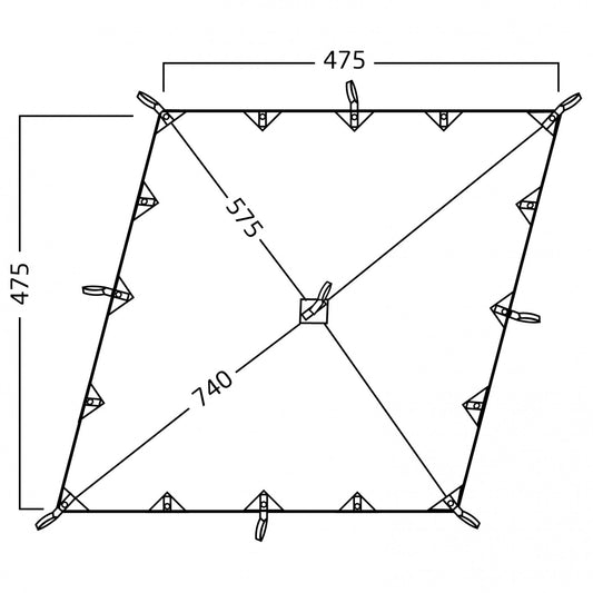 Nordisk Kari 20 Diamond - Tarp