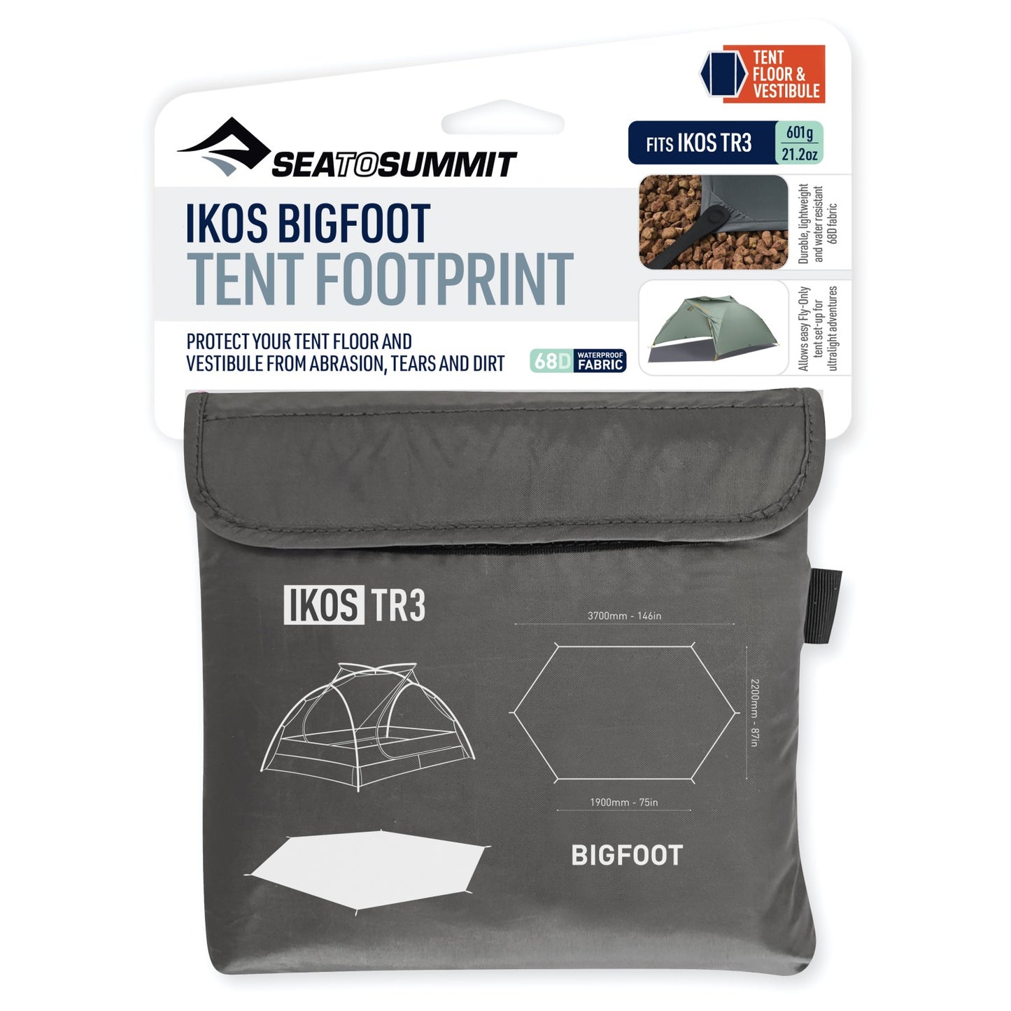 Sea To Summit Ikos TR Footprint 3 Person - Zeltunterlage
