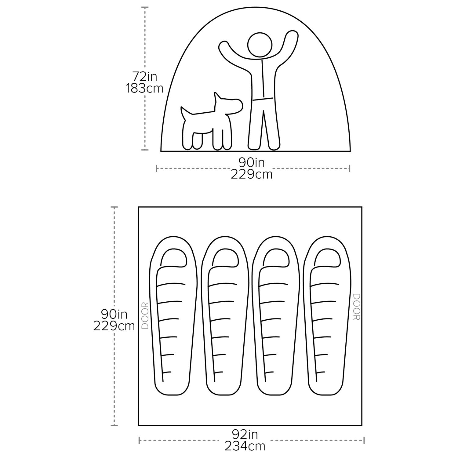 Big Agnes Big House 4 - 4-Personen Zelt