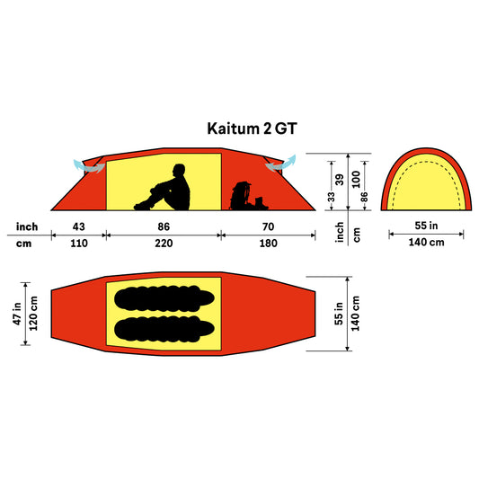 Hilleberg Kaitum 4 GT - 4-Personen Zelt