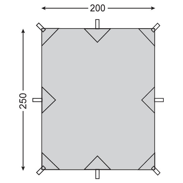 Nordisk Voss 5 Ultra-LightWeight - Tarp