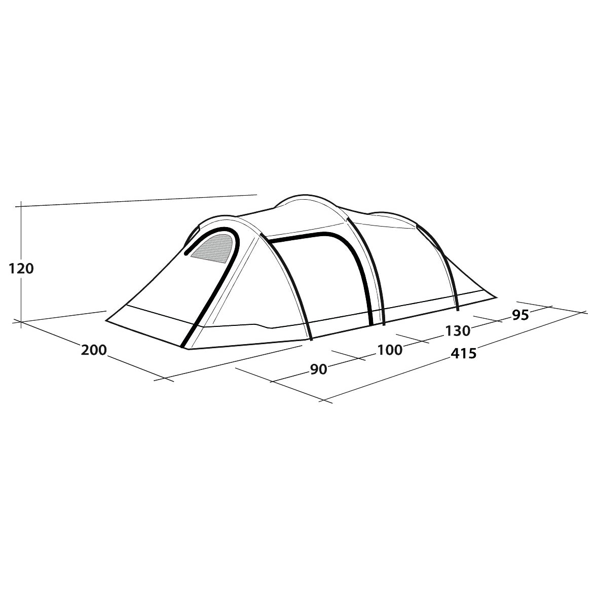 Outwell Earth 3 Plus - 3-Personen Zelt