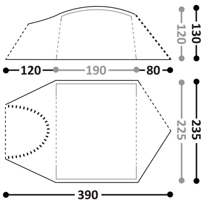 Spatz Starling 3 BTC - 3-Personen Zelt