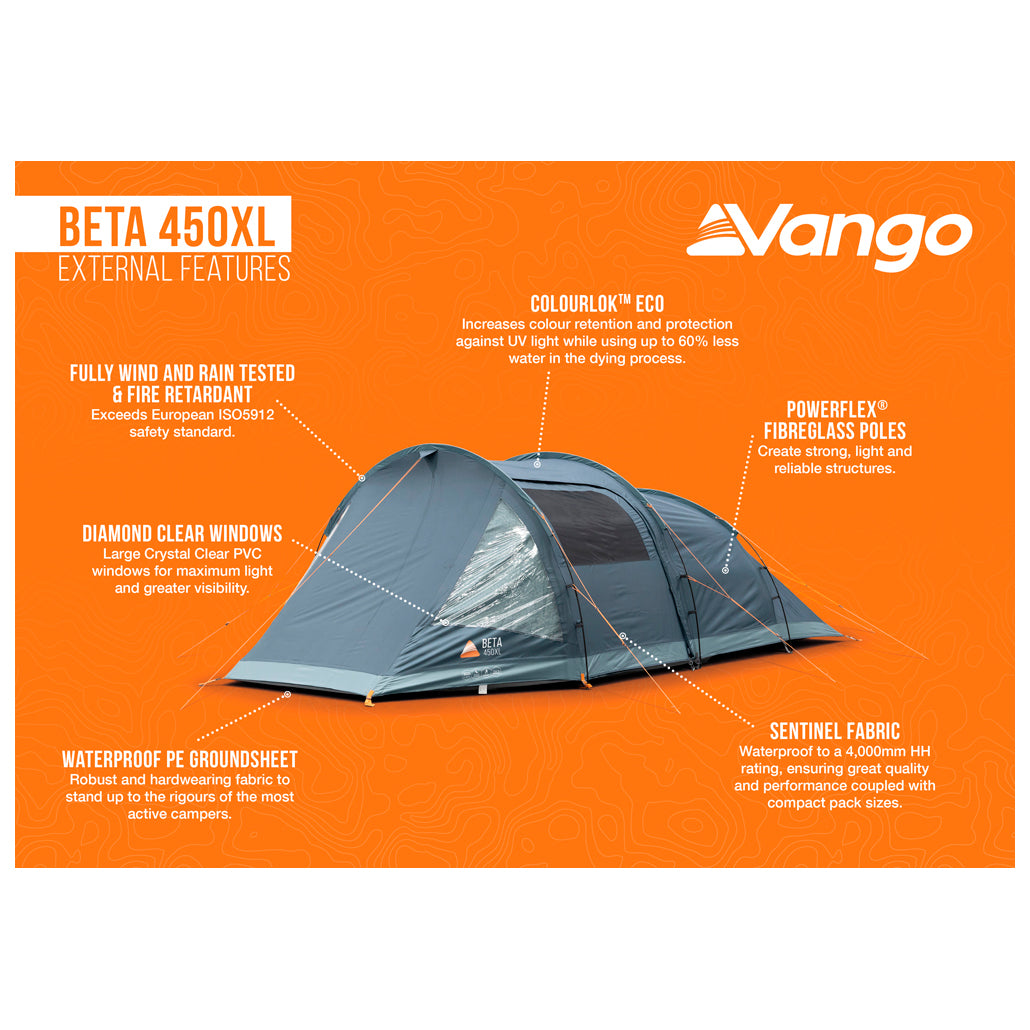 Vango Beta 450XL - 4-Personen Zelt